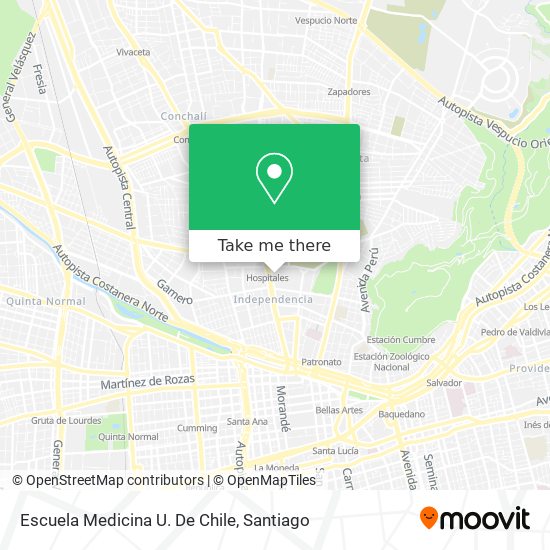 Escuela Medicina U. De Chile map