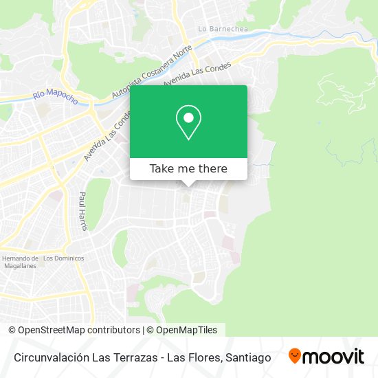 Circunvalación Las Terrazas - Las Flores map