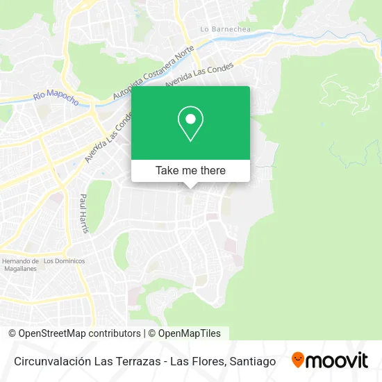 Circunvalación Las Terrazas - Las Flores map