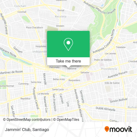 Jammin' Club map