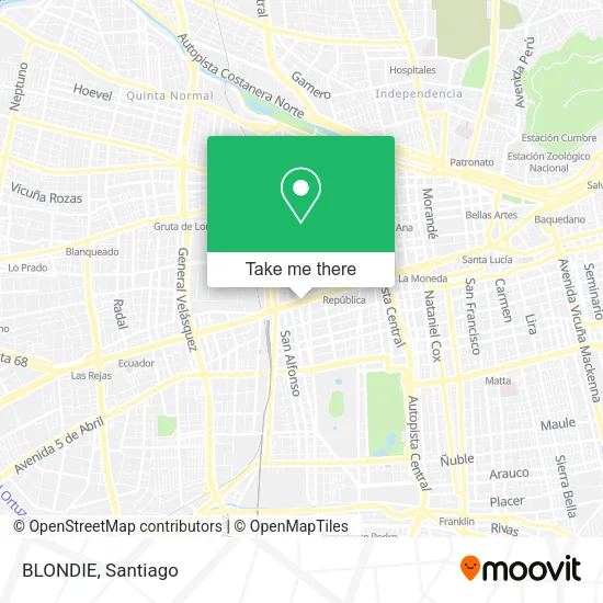 BLONDIE map