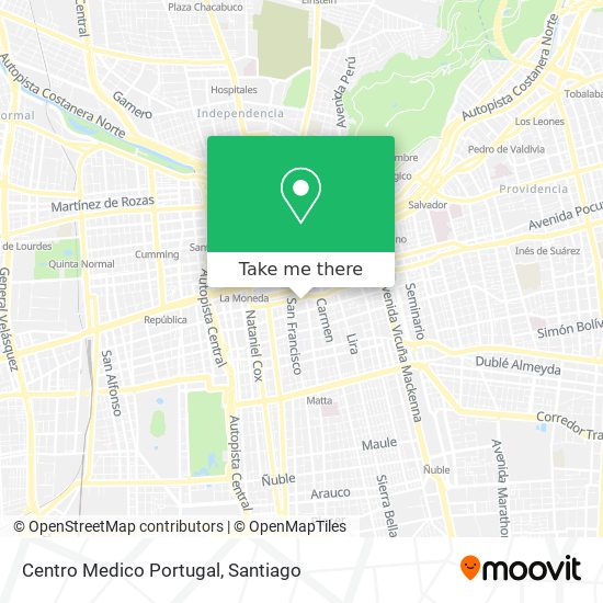 Centro Medico Portugal map