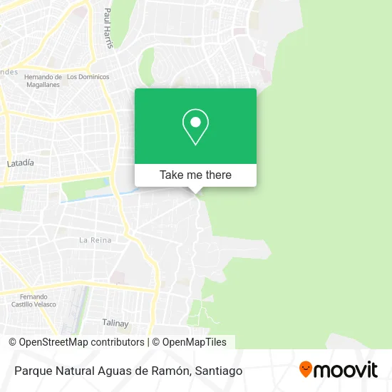 Parque Natural Aguas de Ramón map