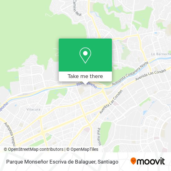 Parque Monseñor Escriva de Balaguer map