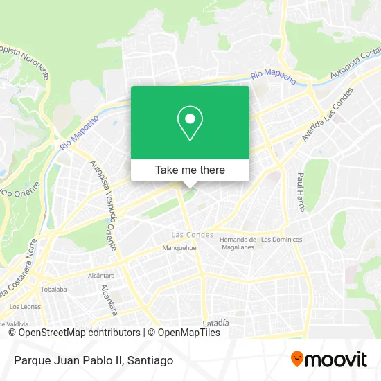 Parque Juan Pablo II map