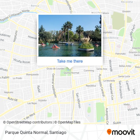 Parque Quinta Normal map