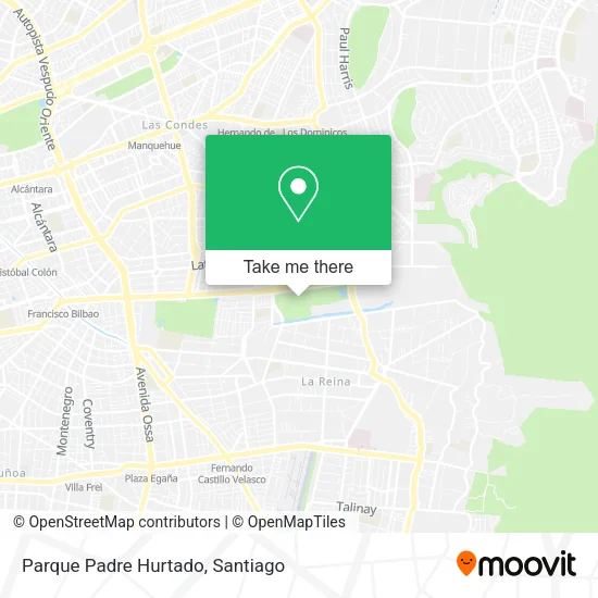 Parque Padre Hurtado map