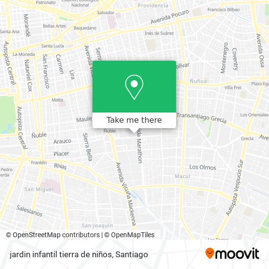 Mapa de jardin infantil tierra de niños