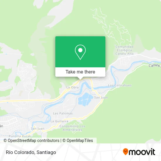 Río Colorado map