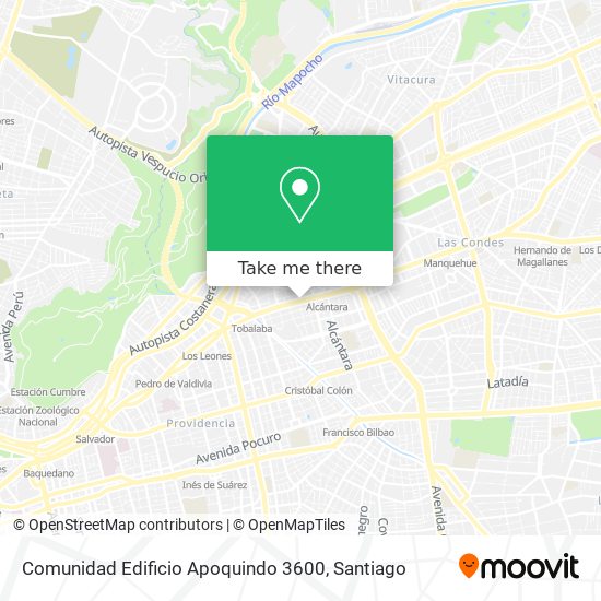 Mapa de Comunidad Edificio Apoquindo 3600