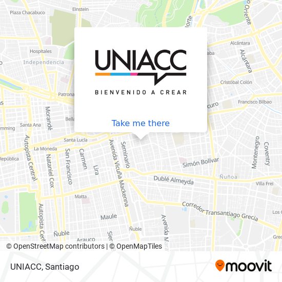 UNIACC map