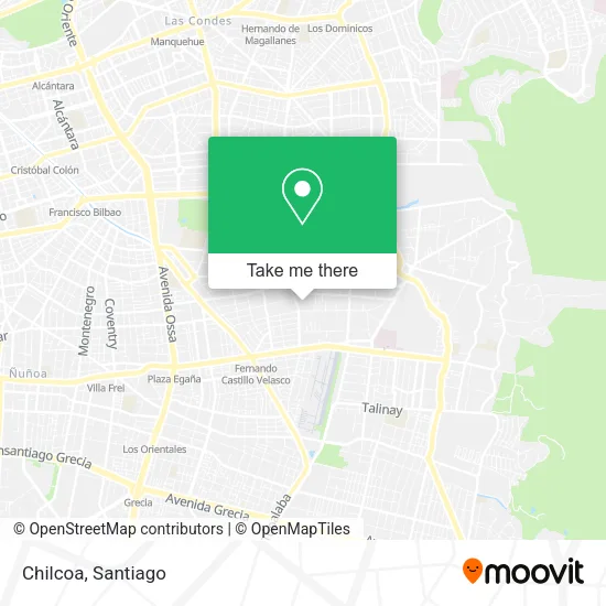 Chilcoa map