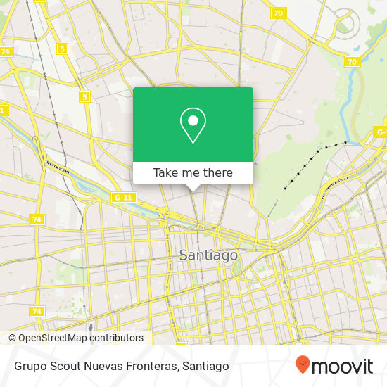 Grupo Scout Nuevas Fronteras map