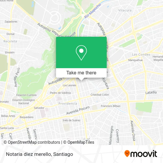 Notaria diez merello map