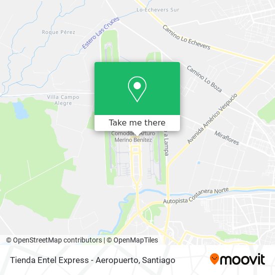 Tienda Entel Express - Aeropuerto map