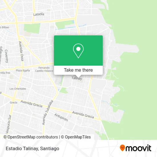 Estadio Talinay map