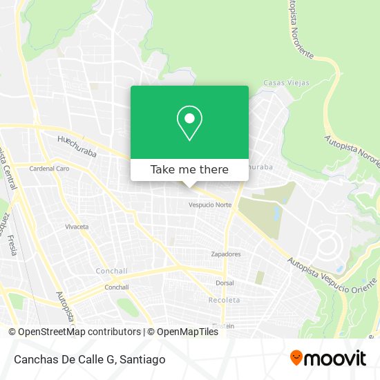 Canchas De Calle G map