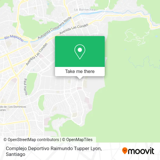 Complejo Deportivo Raimundo Tupper Lyon map