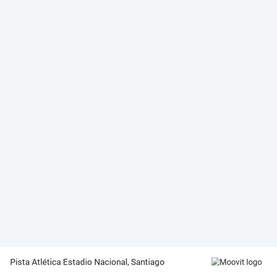 Pista Atlética Estadio Nacional map