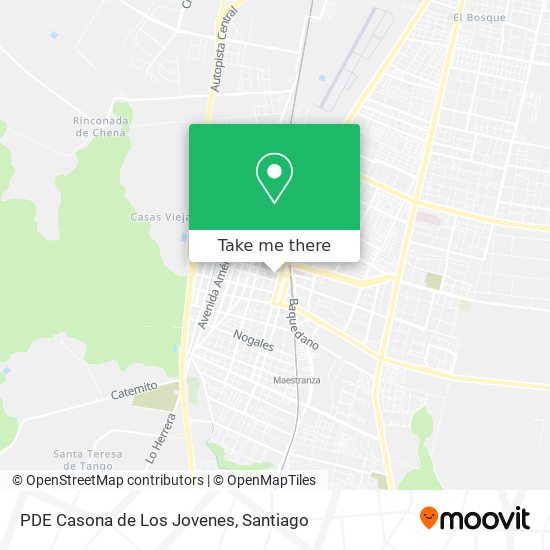 PDE Casona de Los Jovenes map