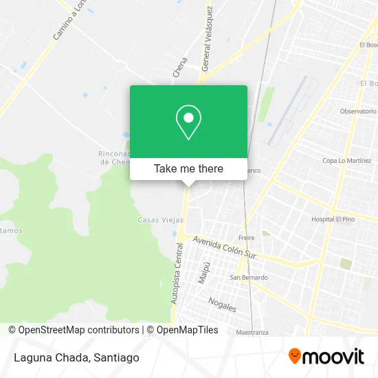 Laguna Chada map