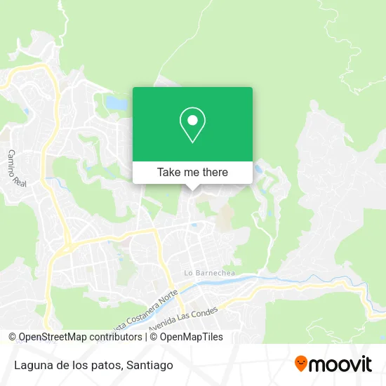 Laguna de los patos map
