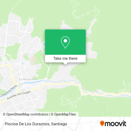 Mapa de Piscina De Los Duraznos