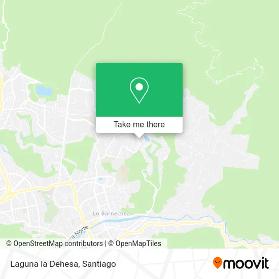 Laguna la Dehesa map
