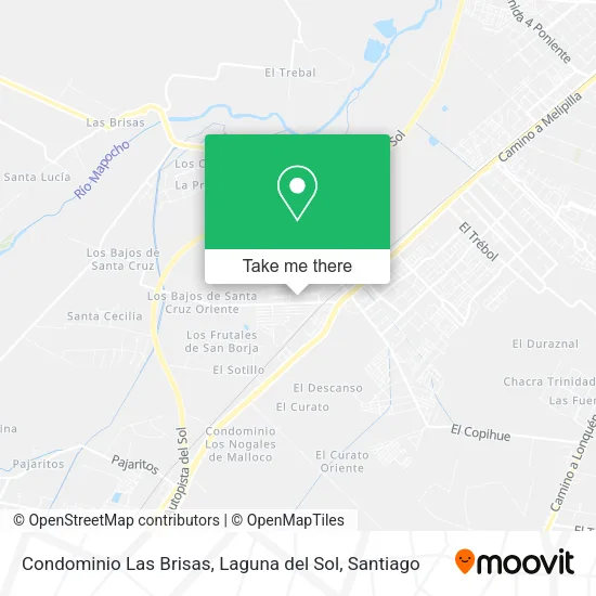 Condominio Las Brisas, Laguna del Sol map