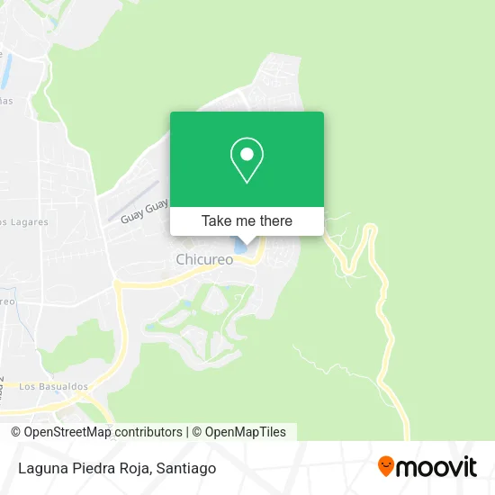 Laguna Piedra Roja map