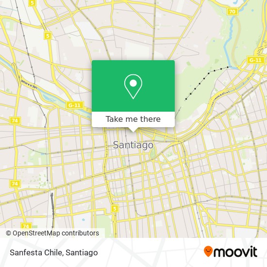 Sanfesta Chile map