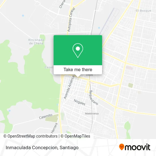Inmaculada Concepcion map