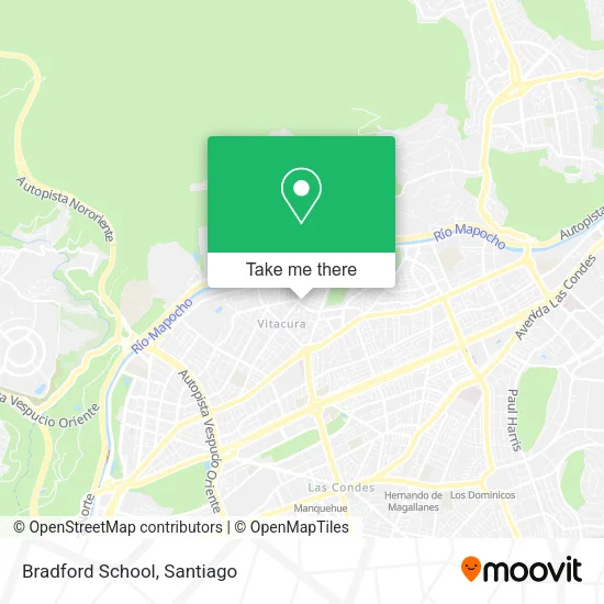 Mapa de Bradford School