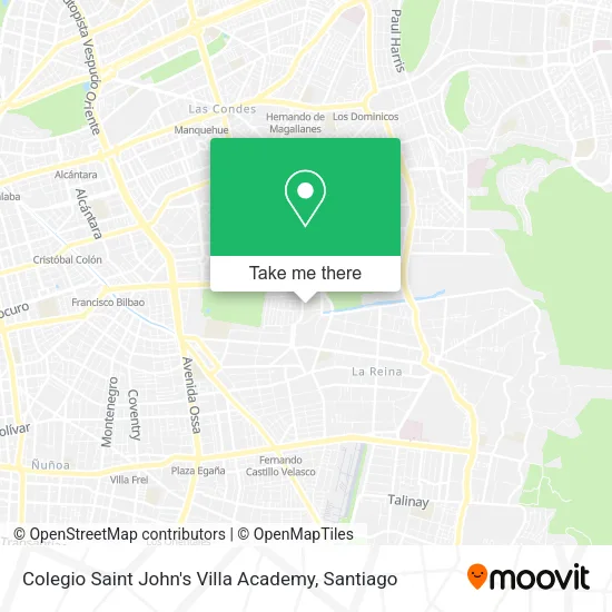 Colegio Saint John's Villa Academy map