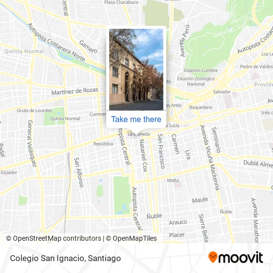 Colegio San Ignacio map