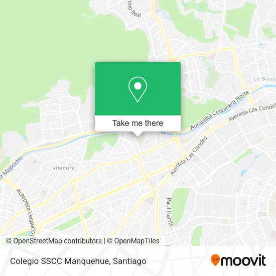 Colegio SSCC Manquehue map