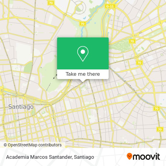 Academia Marcos Santander map