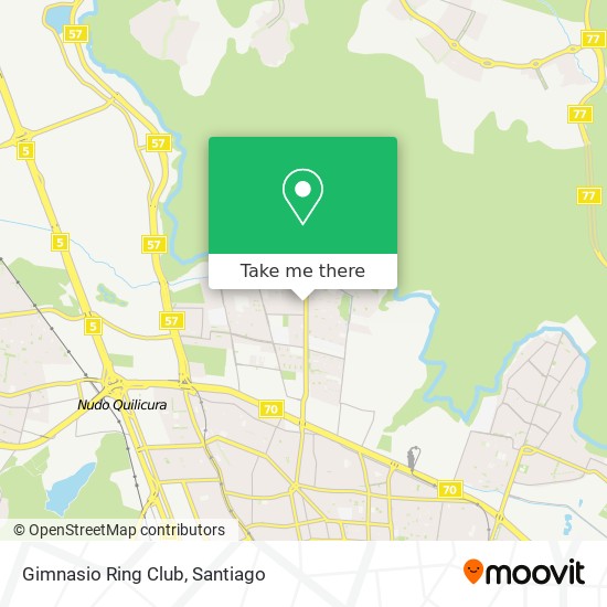 Gimnasio Ring Club map