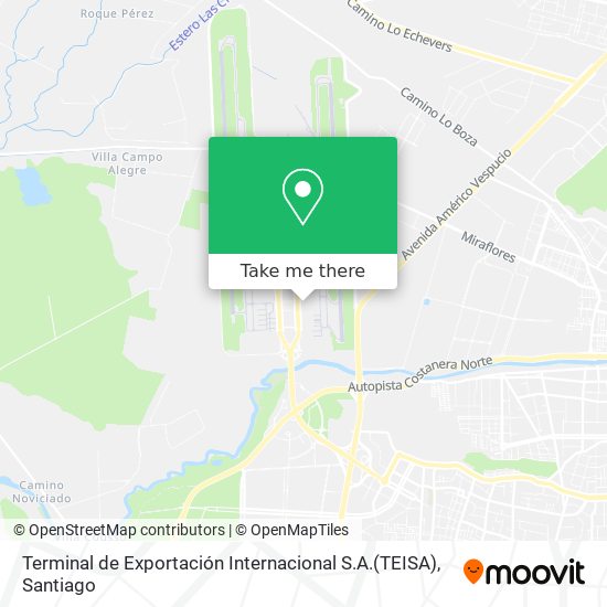Mapa de Terminal de Exportación Internacional S.A.(TEISA)