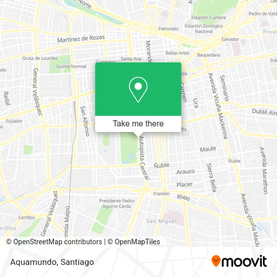 Aquamundo map