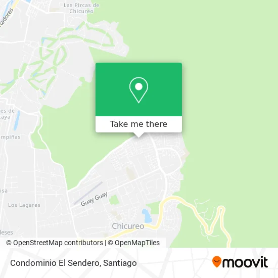 Condominio El Sendero map