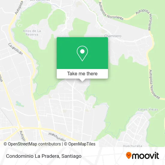 Condominio La Pradera map