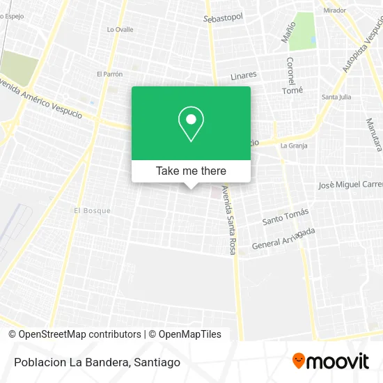 Poblacion La Bandera map