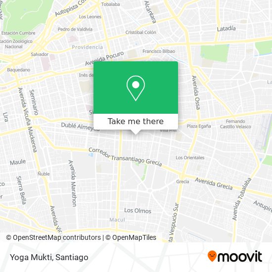 Yoga Mukti map