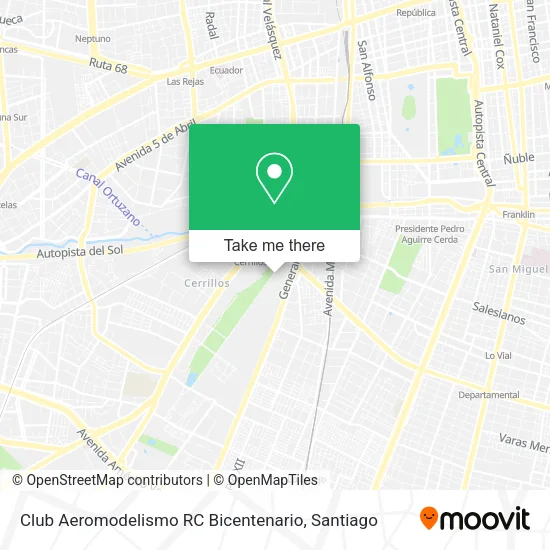 Club Aeromodelismo RC Bicentenario map