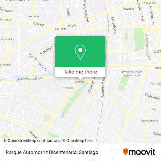 Parque Automotriz Bicentenario map