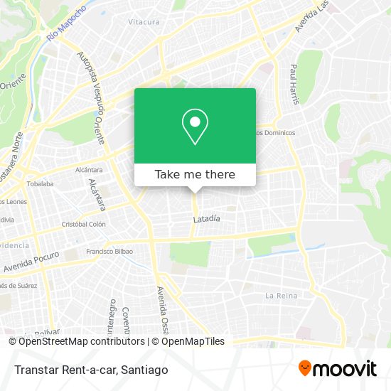 Transtar Rent-a-car map