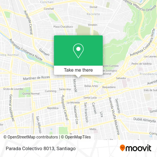 Parada Colectivo 8013 map