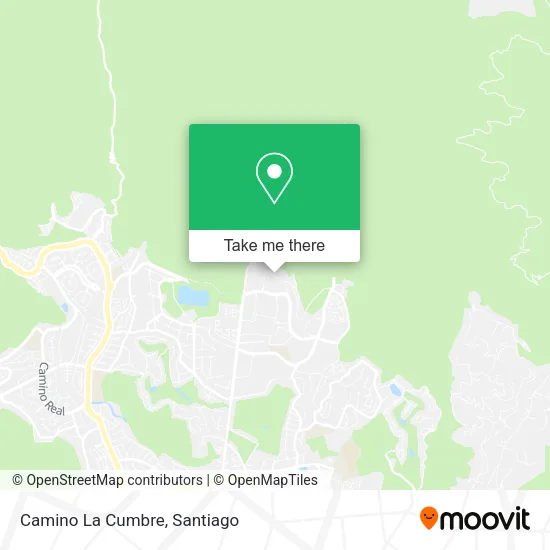 Camino La Cumbre map