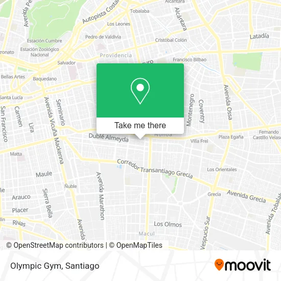 Olympic Gym map
